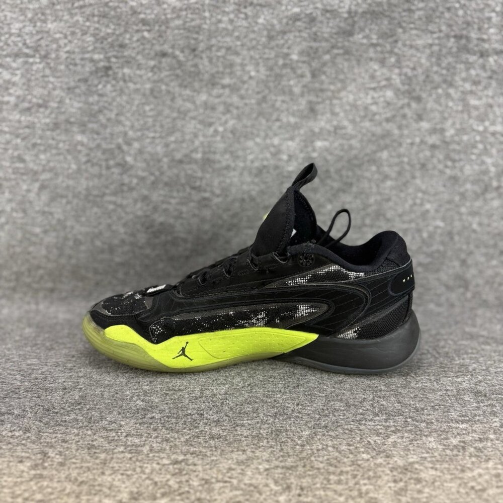 ✅Nike Air Jordan Luka 2 TB Men's Size 9.5 Black Volt Basketball Shoes Sneakers - Picture 10 of 10